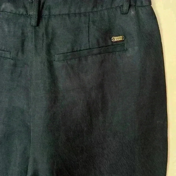 Scotch & Soda Edie Tailored Wide-Leg Linen-Blend Trousers - Picture 9 of 10